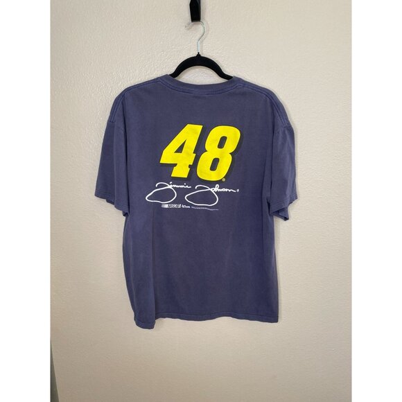 Chase Authentics NASCAR Jimmie Johnson 48 Mens XL Blue Graphic T-Shirt Racing - Picture 5 of 6
